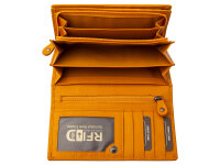 JS Überschlag-Börse RFID BX-835N wallet Querformat gelb