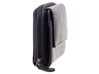 JS Reißverschluss Geldbörse BX-20N wallet RFID-Blocker navy