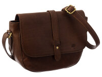 Prato Jagdtasche Umhängetasche H400 Leder brown