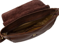 Prato Jagdtasche Umhängetasche H400 Leder brown