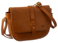Prato Jagdtasche Umhängetasche H400 Leder light cognac