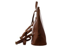 Prato City Rucksack L401 Dayback Leder dark cognac
