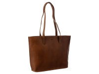 Prato Shopper K400 Leder dark cognac