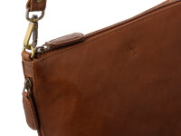 Prato Umhängetasche J401 Leder dark cognac