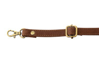 Prato Umhängetasche J401 Leder dark cognac