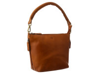 Prato Umhängetasche J401 Leder light cognac