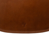 Prato Jagdtasche Umhängetasche H401 Leder dark cognac