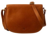 Prato Jagdtasche Umhängetasche H401 Leder light cognac