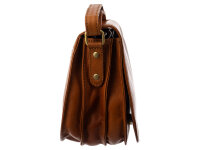 Prato Jagdtasche Umhängetasche H401 Leder light cognac
