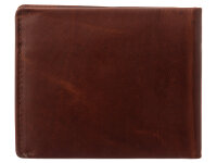 JS Geldbörse Scheintasche C22292 RFID-Blocker Leder Querformat cognac