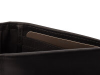 JS Geldbörse Scheintasche C22292 RFID-Blocker Leder Querformat schwarz