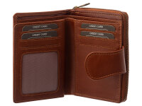 JS Riegel-Börse RFID C32200 wallet Geldbörse braun