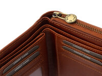 JS Riegel-Börse RFID C32200 wallet Geldbörse braun