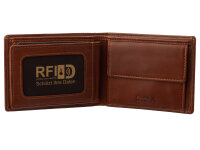 JS Börse RFID C32202-bridgebraunwallet Geldbörse braun