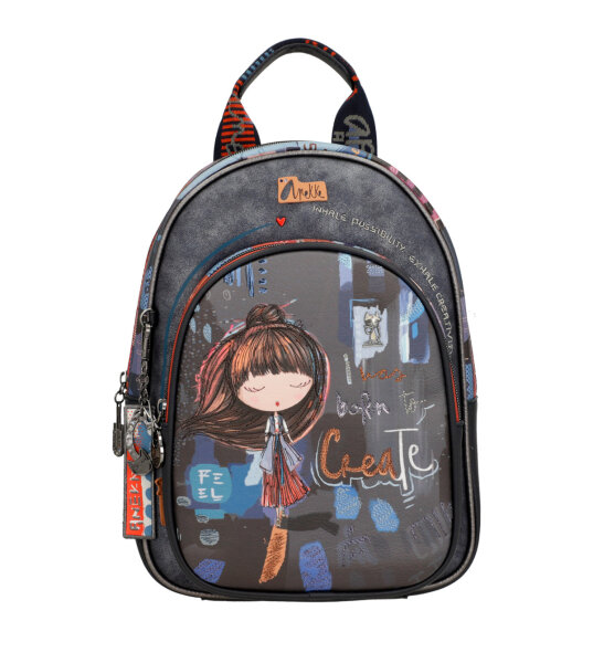 Anekke Contemporary Backpack Cityrucksack 37805-197 grau/blau