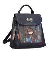 Anekke Contemporary Backpack Cityrucksack Überschlag 37805-231 grau/blau