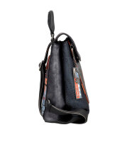 Anekke Contemporary Backpack Cityrucksack Überschlag 37805-231 grau/blau