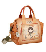 Anekke Peace & Love Short Handle Bag Grifftasche 38801-192 natur/braun
