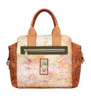 Anekke Peace & Love Short Handle Bag Grifftasche 38801-192 natur/braun