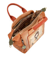 Anekke Peace & Love Short Handle Bag Grifftasche 38801-192 natur/braun