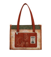 Anekke Peace & Love Shoulder Bag Shopper 38802-182 natur/braun