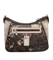 Anekke Peace & Love Cross-Body Bag Umhängetasche 38823-002 natur/schwarz