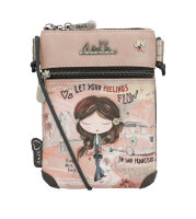 Anekke Peace & Love Cross-Body Bag Umhängetasche 38823-904 natur/schwarz