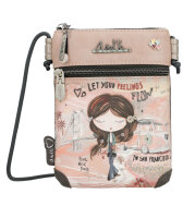 Anekke Peace & Love Cross-Body Bag Umhängetasche 38823-904 natur/schwarz