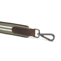 The Chesterfield Brand Shoulder Strap Schulterriemen mit Karabiner 01 braun/grün/beige/braun