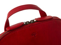 Prato City Rucksack L401 Dayback Leder red