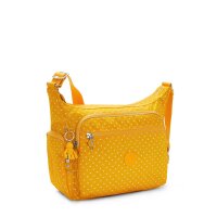Kipling Gabbie 12 Liter Damen Reißverschlusstasche KI3186 M67 Soft Dot Yellow