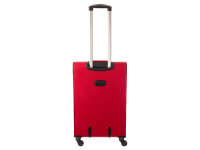 Top Travel  Koffer Spinner 42243060 ca. 60 cm mit Dehnfalte rot / schwarz