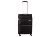 Top Travel  Koffer Spinner 42243060 ca. 60 cm mit Dehnfalte schwarz