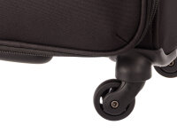 Top Travel  Koffer Spinner 42243060 ca. 60 cm mit Dehnfalte schwarz
