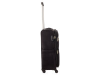Top Travel  Koffer Spinner 42243060 ca. 60 cm mit Dehnfalte schwarz