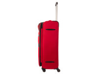 Top Travel  Koffer Spinner 42243071 ca. 70 cm mit Dehnfalte rot / schwarz