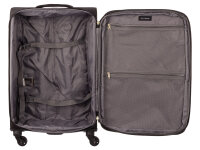 Top Travel  Koffer Spinner 42243071 ca. 70 cm mit Dehnfalte schwarz