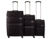 Top Travel  3er Koffer SET Spinner S/M/L schwarz