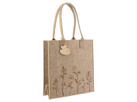 Noor Living Filztasche Shopper 32124 Blumenwiese Holzbiene