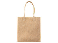 Noor Living Filztasche Shopper 32124 Blumenwiese Holzbiene beige