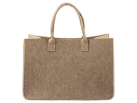 Noor Living Filztasche Shopper 32128 "Lieblingstasche" Schriftzug beige