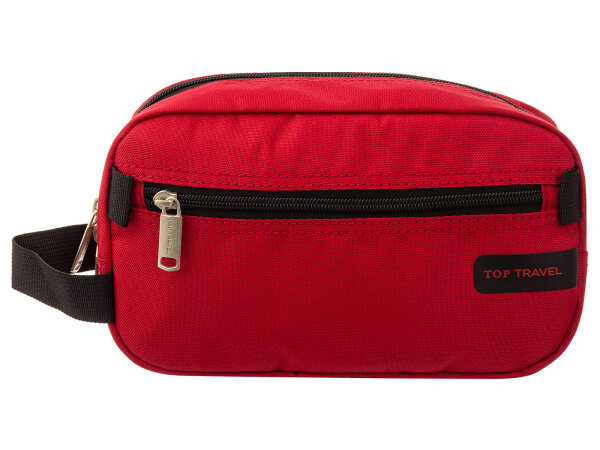 Top Travel 422435 Kulturtasche Waschtasche  rot / schwarz