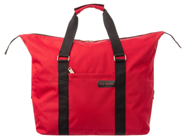 Top Travel 422433 Sporttasche Reisetasche rot / schwarz