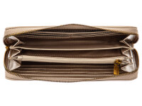 GUESS Arja SLG Large Zip Damen Geldbörse lang stone