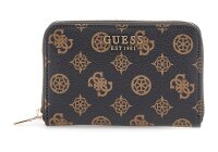 GUESS Laurel SLG Medium Zip Damen Geldbörse mocha logo
