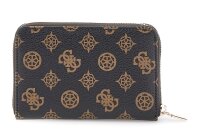 GUESS Laurel SLG Medium Zip Damen Geldbörse mocha logo