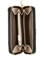 GUESS Laurel SLG Medium Zip Damen Geldbörse mocha logo