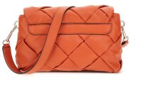 GUESS Zaina Flap Shoulder Bag Damen Handtasche orange