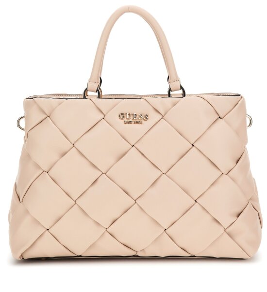 GUESS Zaina Girlfriend Satchel Damen Handtasche stone