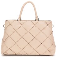 GUESS Zaina Girlfriend Satchel Damen Handtasche stone
